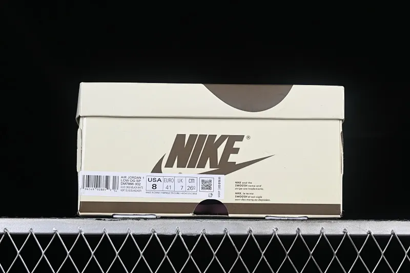 All categories Air Jordan Jordan series basketball shoes Air Jordan 1 Low P version Travis Scott x Air Jordan 1 Low OG AJ1 Joe 1 undercut low DM7866-002